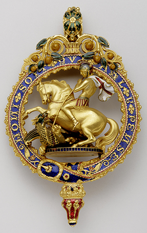Lesser George of the Most Noble Order of the Garter  - John Bridge, London, First half of the 19th century – Gold and enamel